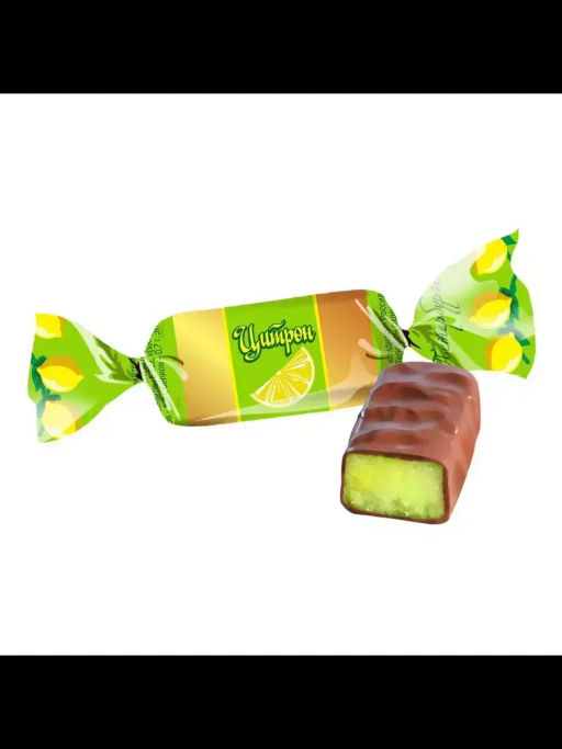 Цитрон (D168) конф глазир с помад корпусом вес 1000 г (Невский кондитер)