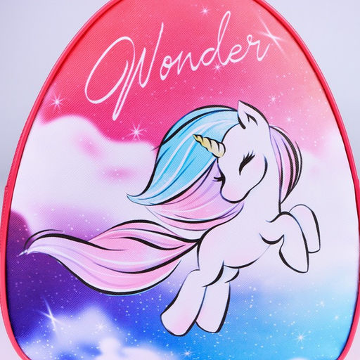 Рюкзак через плечо, детский Единорог, 23.5 х 20.5 см - NAZAMOK KIDS фото 4