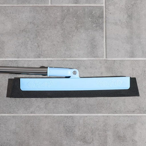 Водосгон для пола Доляна, черенок из нержавеющей стали 90 см, рабочая часть 34?2,5 см  фото 3