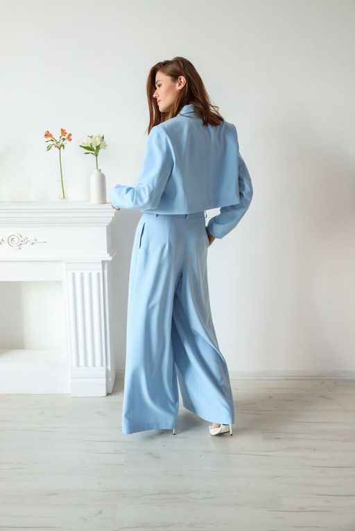 Костюм AURA 9097-164 голубой  фото 4