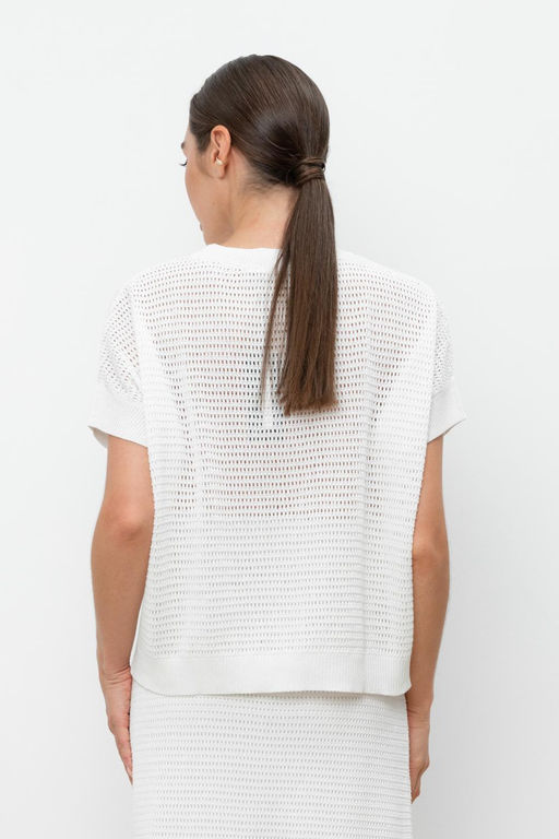 VERY NEAT _ ЕВ 30163/молочный джемпер жен  фото 4