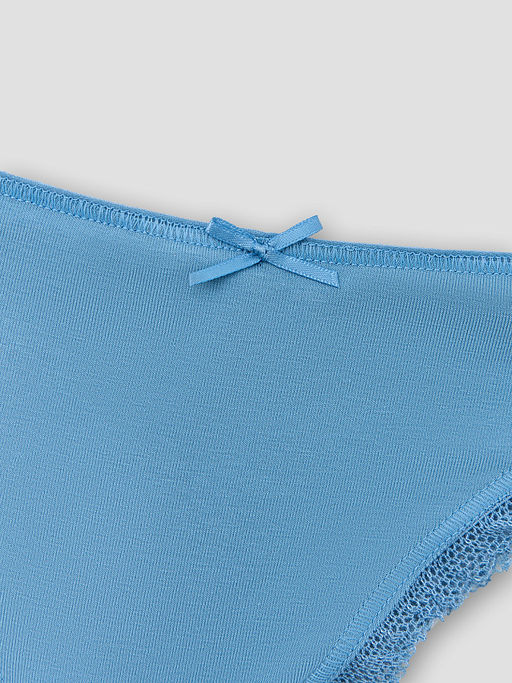 Цена за 2 штуки! Трусы бразилиана женские синие - Mark formelle фото 9