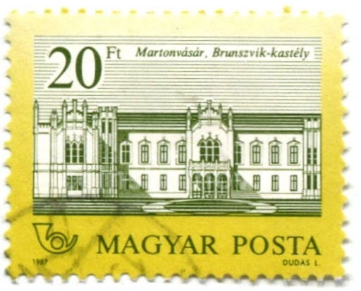 Марка Мартонвашар 1967 год Венгрия