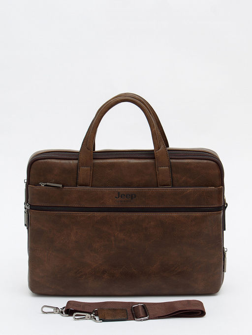 Портфель 3105-5 coffee  Jeep