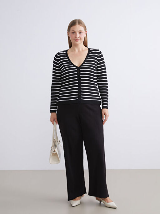 Beli Lastikli Kad?n Triko Pantolon