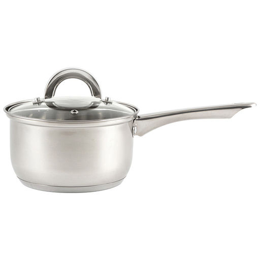 Ковш Mediano 1,9л. d-16 из нерж.стали , с. кр., руч. из нерж.ст., капс. дно ,арт. 005441