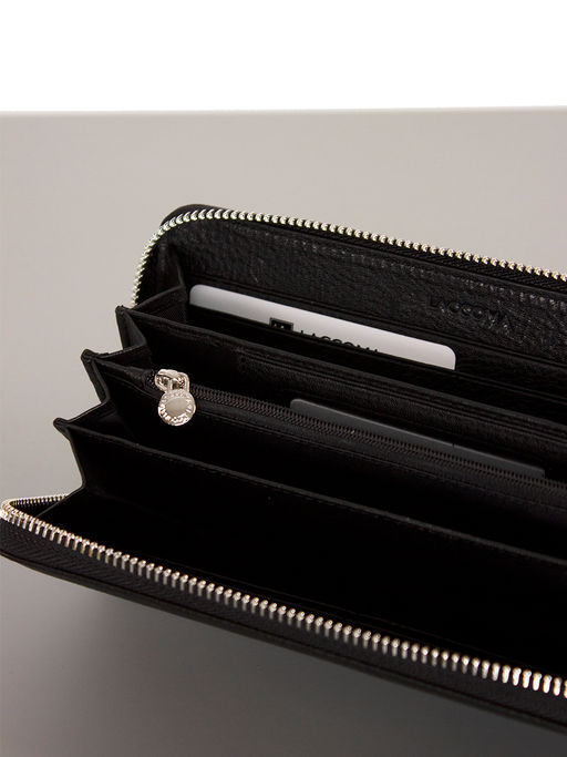 LACCOMA кошелек LA-1073-черный натуральная кожа  фото 5