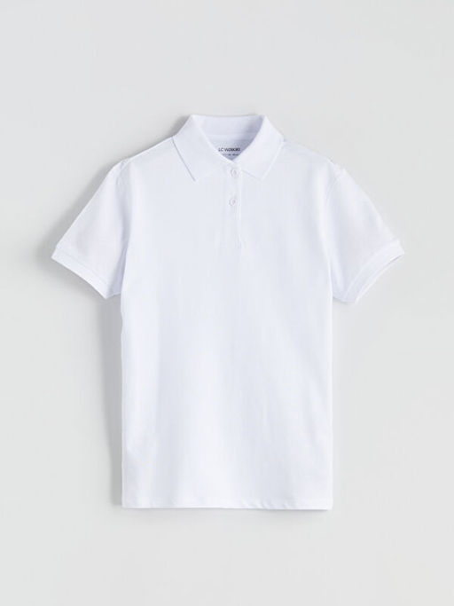 Polo Yaka Basic K?z ?ocuk Ti??rt