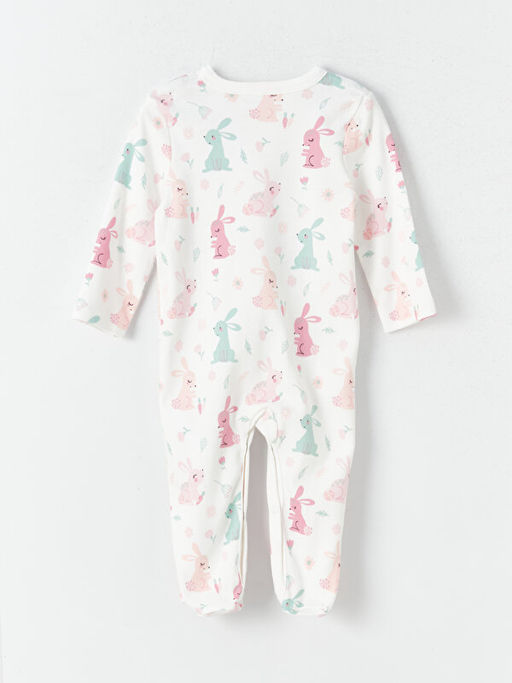 Bisiklet Yaka Uzun Kollu Pamuklu K?z Bebek Hastane ??k?? Seti 5li - Waikiki фото 3