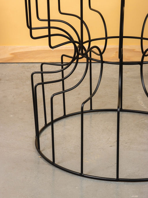 Столик журнальный «Лабиринт», 65×65×60 см, алюминий, железо