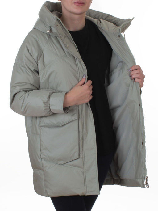EB2819 OLIVE Куртка зимняя женская (200 гр. холлофайбер)