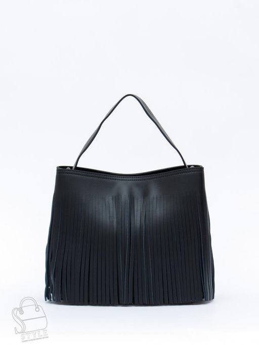 Сумка женская кожаная 2385-1Y black Polina&Eiterou