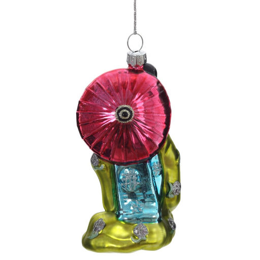 Украшение новогоднее "Гейша", L6,5 W5,5 H12,5 см