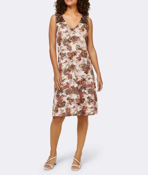 Платье, серо-шоколадное - Linea tesini фото 3