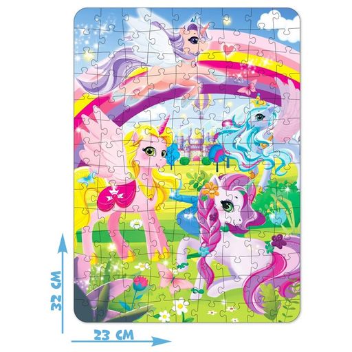 Пазл Сказочные единороги, 104 элемента - Puzzle time фото 2
