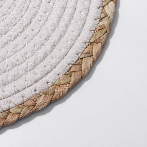 Салфетка сервировочная на стол Доляна Мэг, 2525 см, цвет белый  фото 4