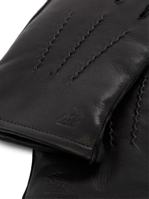 Перчатки мужские н/м ягн OS627 black - Eleganzza фото 3
