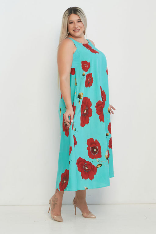 Платье Luxury Moda 1295 бирюзовый