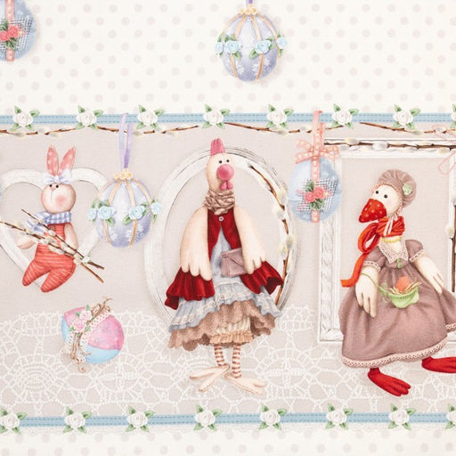 Фартук Этель Пасхальные Тильды 60х70 см, 100% хлопок, саржа 190 гр/м2  фото 10