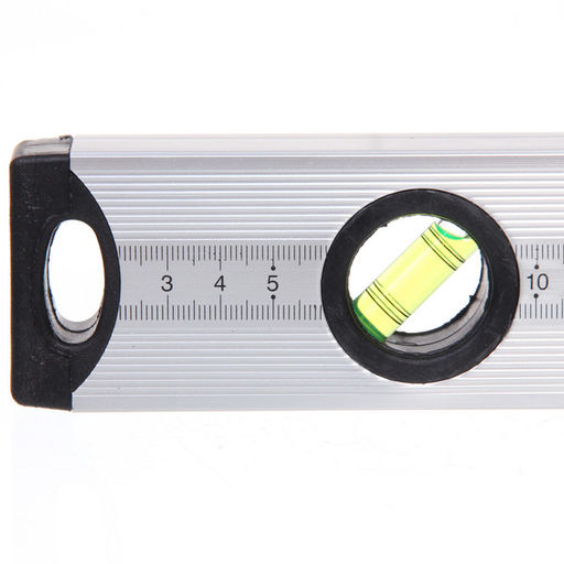 Уровень строительный алюминиевый Lamboss, 3 глазка, 60см