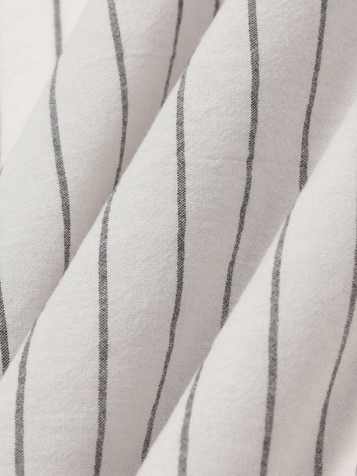 Простыня на резинке 1.5-спальная Этель White stripes, 140200+25 см, жатый хлопок  фото 6