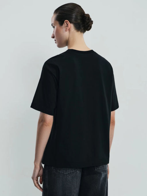 Футболка из хлопка с декоративным карманом / Zarina