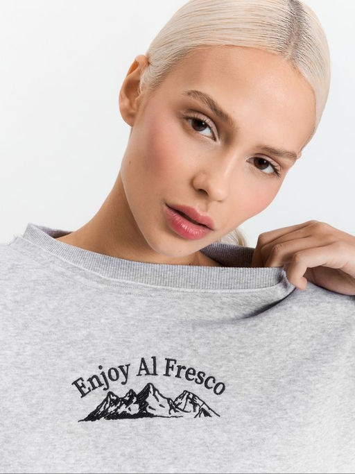 10200170189 Джемпер жен. Maura серый меланж - Concept club фото 8