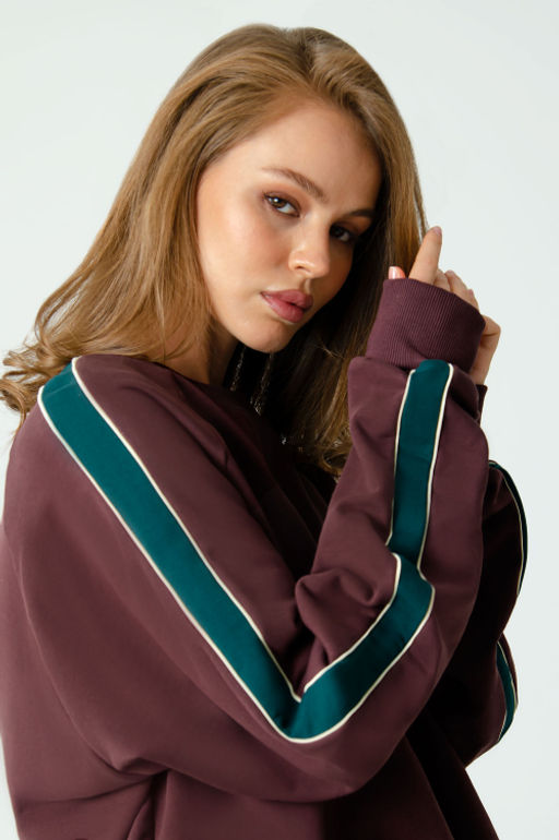 Арт. 2-543 Костюм женский с брюками 44-50 (4 шт) Цвет:коричневый - Калинка фото 8