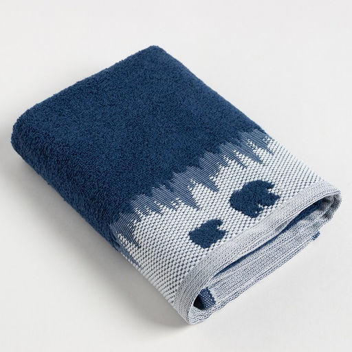 Полотенце махровое Love Life Winter dream 50*90 см, синий, 100% хл, 400 гр/м2 - Lovelife фото 2