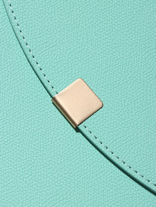 Органайзер на кольцах, A5, с клапаном, 80 листов, в линейку, искусственная кожа, бирюзовый - Simaland фото 4