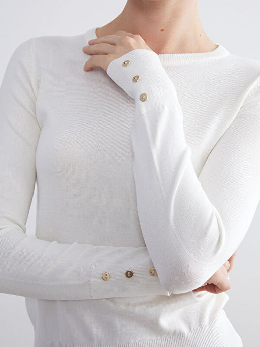 Bisiklet Yaka Kad?n Triko Kazak