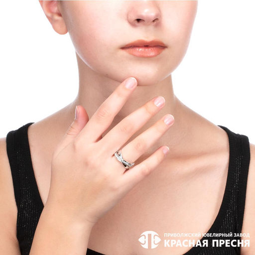 КОЛЬЦО 2462339ч - Красная пресня фото 2