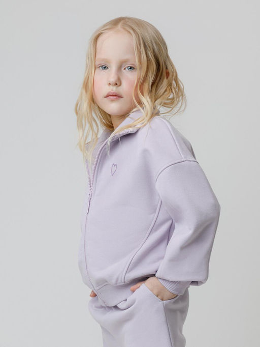 КР 302817/сиреневый 3710 к647 жакет (бомбер) для дев - Crockid фото 4