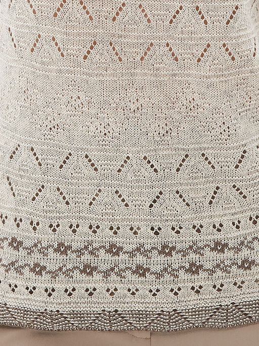 Джемпер короткий рукав л0475 лен 1 - Стим фото 8