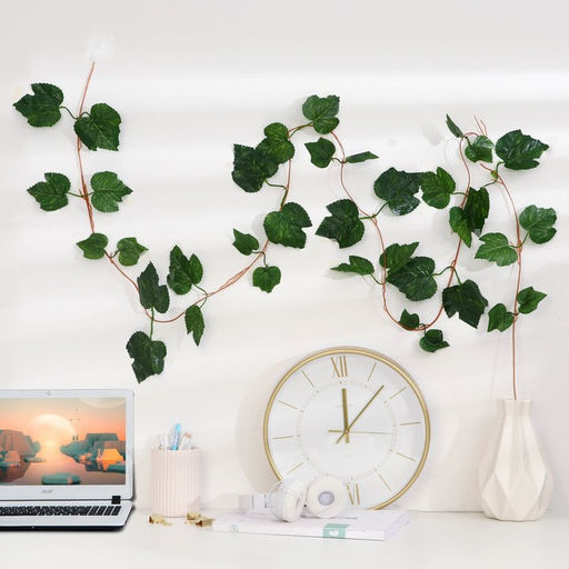 Цена за 5 шт. Лиана искусственная «Смородиновый лист», 250 см, (цена за 1 шт., в упаковке 5 шт.)