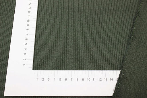 Вельвет цв.Темно-эвкалиптовый, ш.1.5м, хлопок-100%, 315гр/м.кв - Купава фото 3
