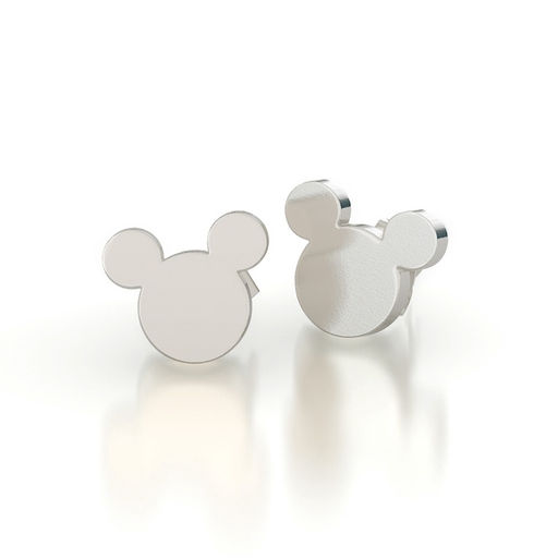 Серьги, набор украшений «Минни Маус», серебряный