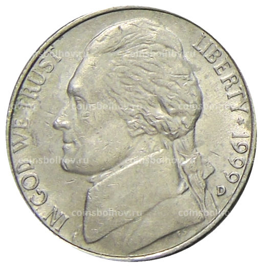 5 центов 1999 года D США