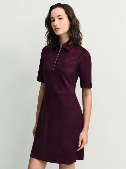 Платье мини из искусственной замши / Zarina