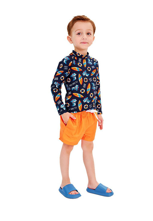 Костюм купальный (джемпер купальный + шорты купальные) д/мал. Арти