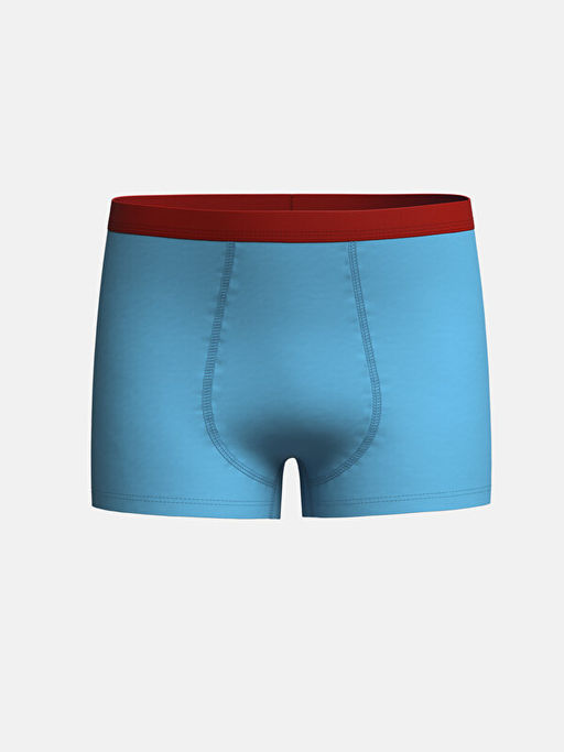 Bask?l? Erkek ?ocuk Boxer 3l? - Waikiki фото 2