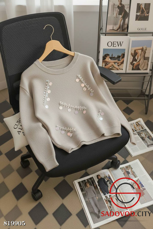 Новогодняя кофта женская