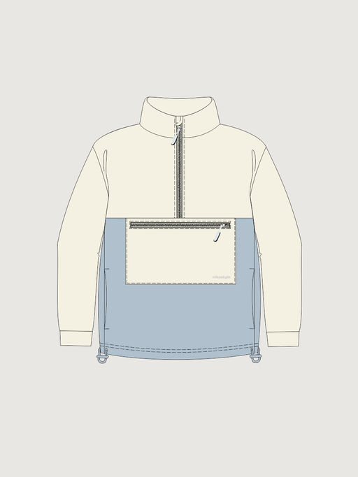 Кофта 4т41826 молочный/лед