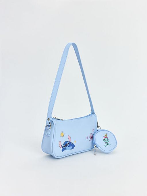 Stitch Fig?rl? K?z ?ocuk Omuz ?antas?