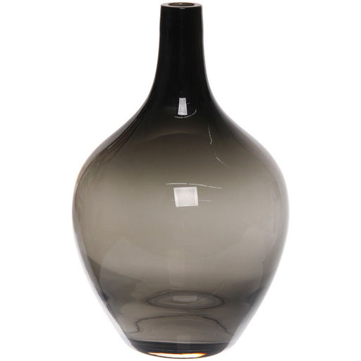 Ваза стеклянная "GREY GLASS" 18*28см