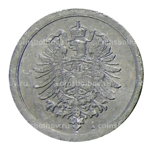 Монета 1 пфенниг 1917 года А Германия