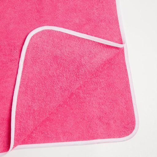 Полотенце-пончо Крошка Я Гномик, цвет розовый, размер 24-32, 100 % хлопок, 320 г/м2  фото 14