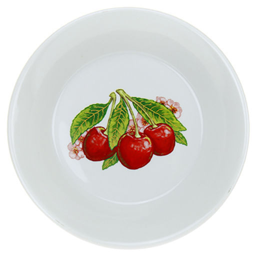 Блюдце-тазик фарфоровое Вишня д140мм, h30мм (Россия)
