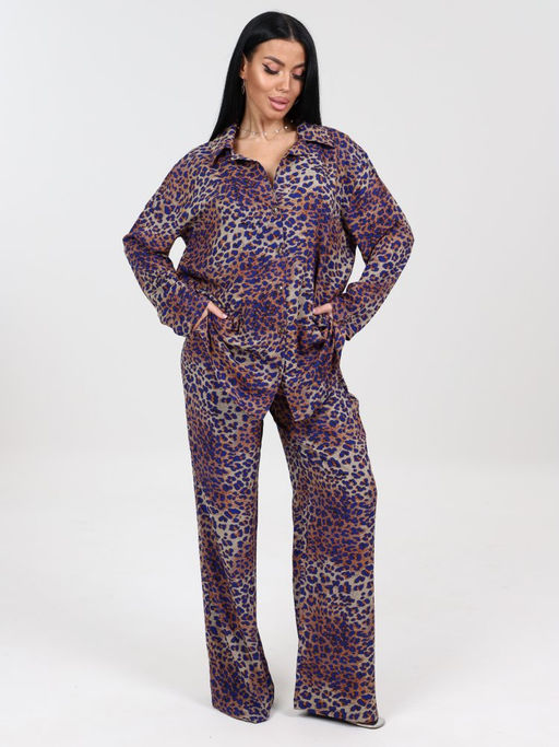 533 ЖЕНСКИЙ КОСТЮМ (брюки) (Синий) - А-дина фото 3