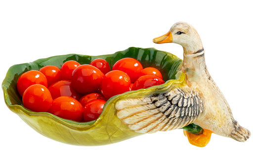 Блюдо сервировочное 200 мл 20,5*14*10 см "Уточка", керамика